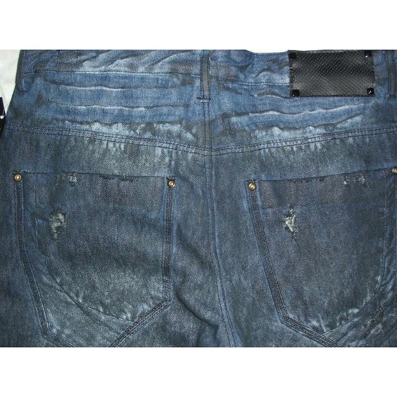 NEW Men's Nine Days Denim Blue Wash Axel Jeans Skinny Fit Size 32x34 - Picture 4 of 4